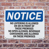 No Loitering Is Allowed On Or In Front Of