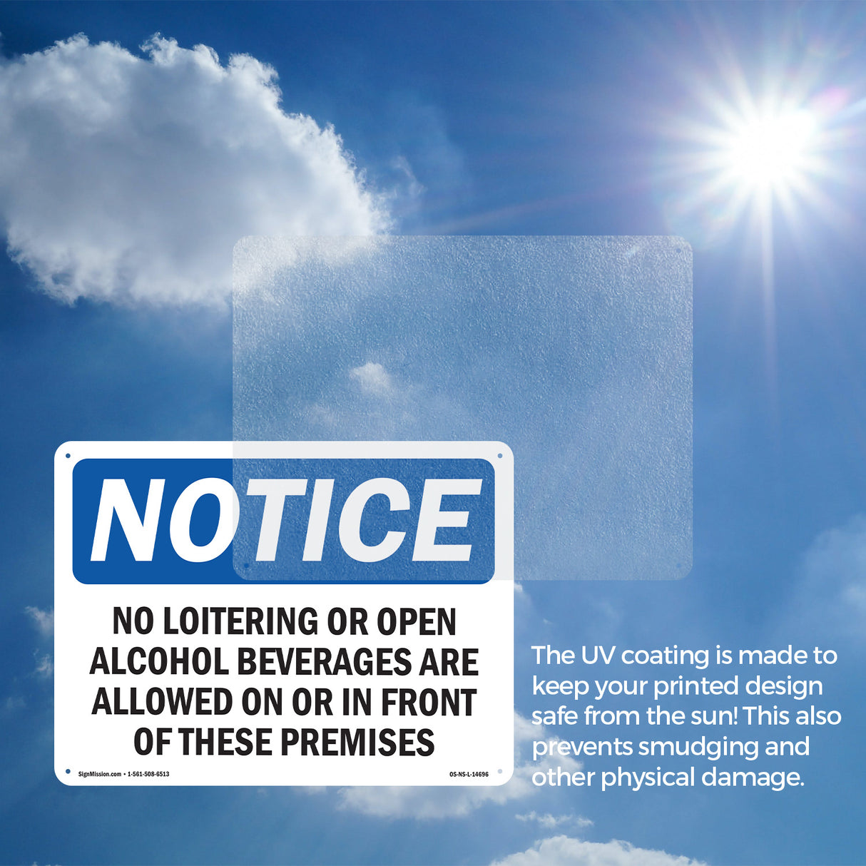 No Loitering Or Open Alcoholic Beverages