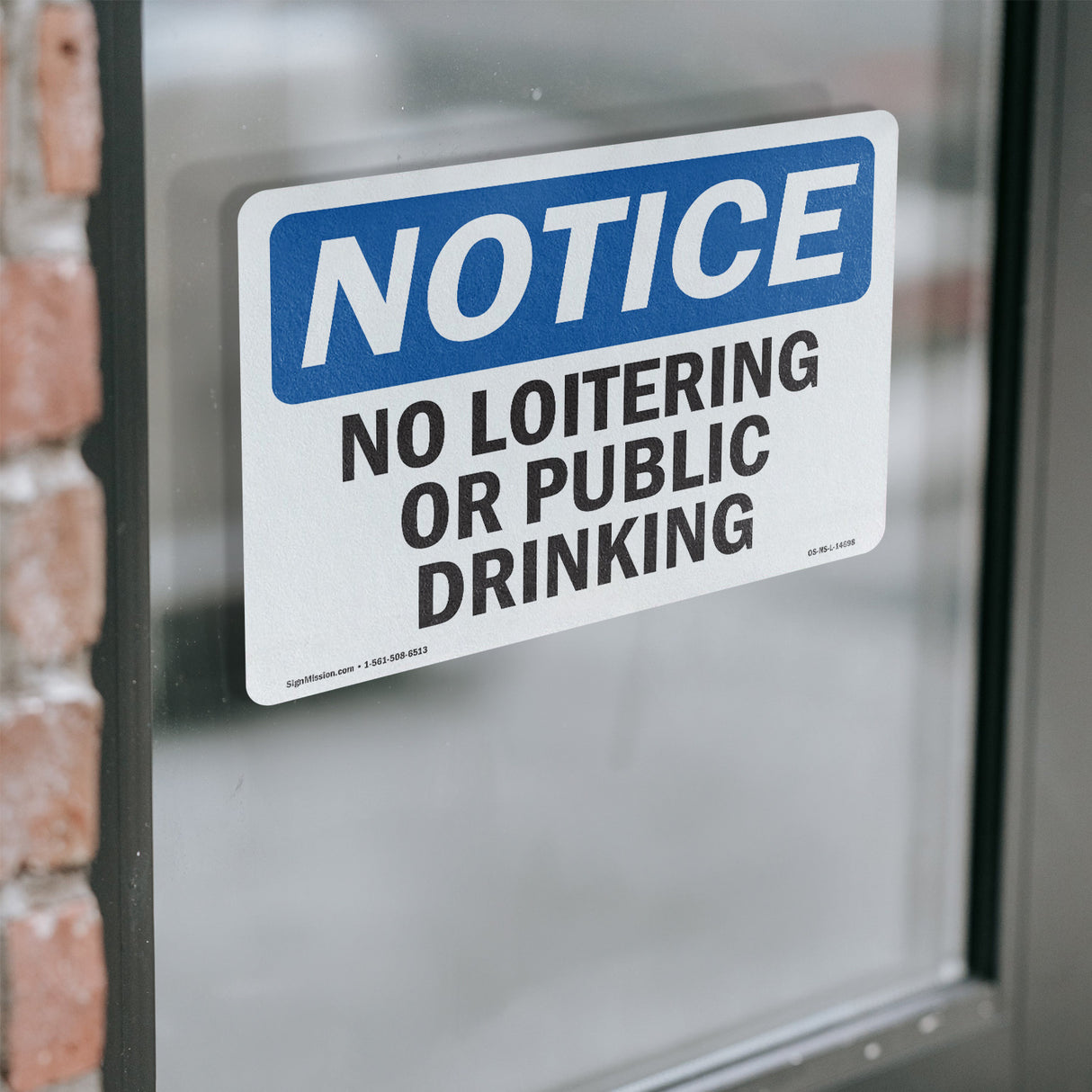 No Loitering Or Public Drinking