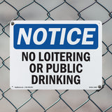 No Loitering Or Public Drinking