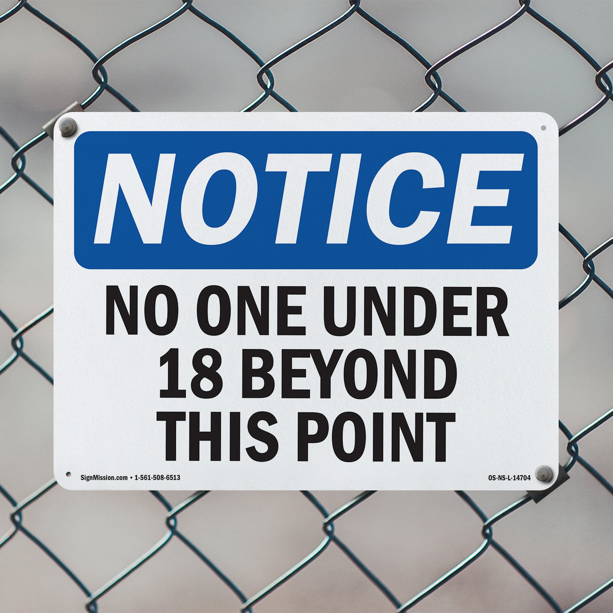 No One Under 18 Beyond This Point