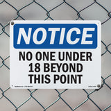 No One Under 18 Beyond This Point