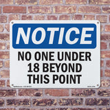 No One Under 18 Beyond This Point