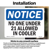 No One Under 21 Allowed In Cooler