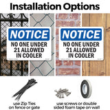 No One Under 21 Allowed In Cooler