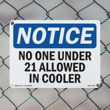 No One Under 21 Allowed In Cooler