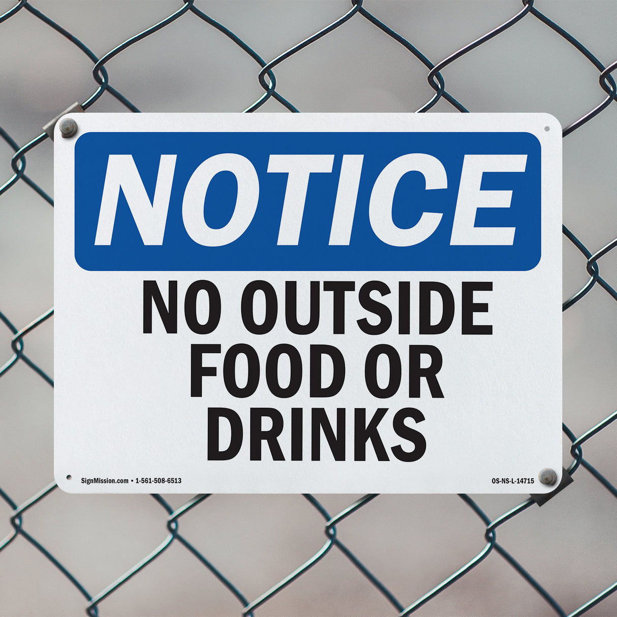 No Outside Food Or Drinks