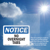 No Overnight Tabs