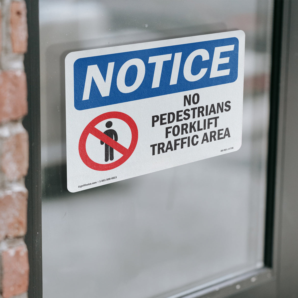 No Pedestrians Forklift