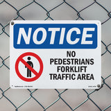 No Pedestrians Forklift