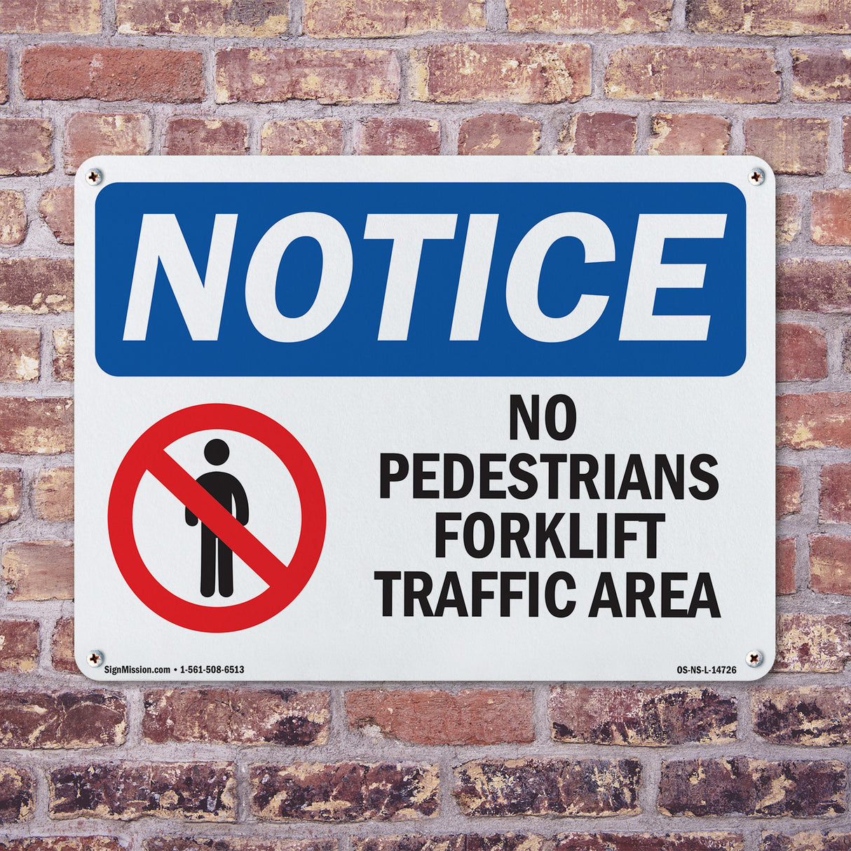 No Pedestrians Forklift