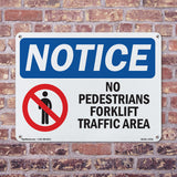 No Pedestrians Forklift