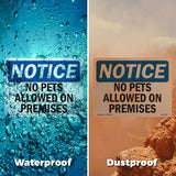 No Pets Allowed On Premises