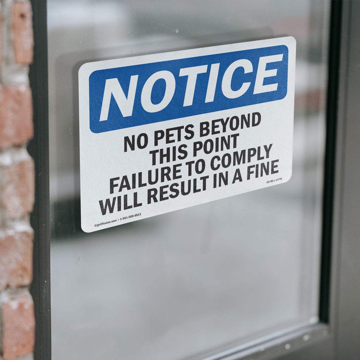 No Pets Beyond This Point Failure