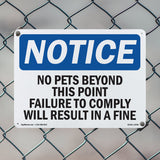 No Pets Beyond This Point Failure