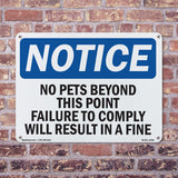 No Pets Beyond This Point Failure