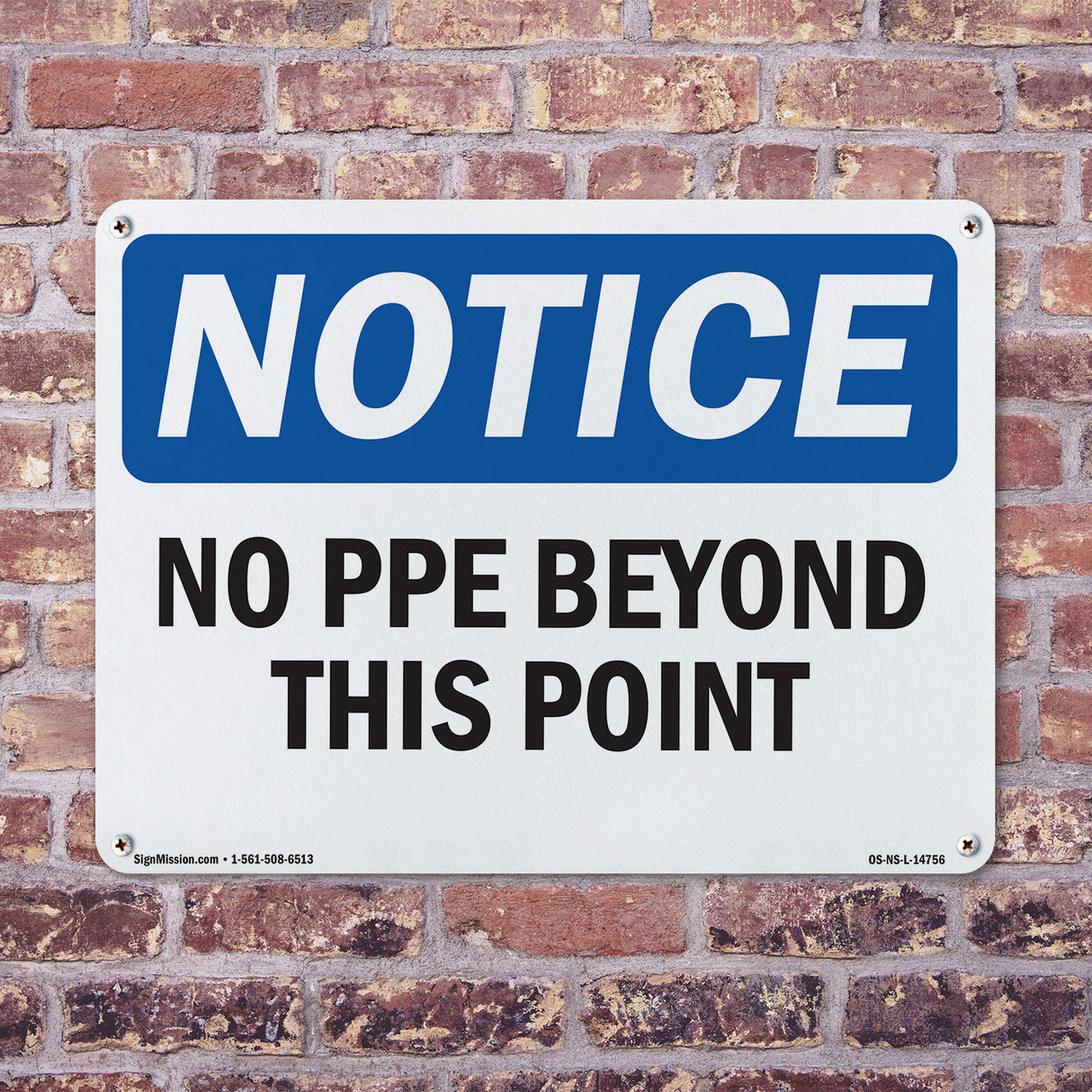 No PPE Beyond This Point