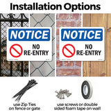 No Re-Entry