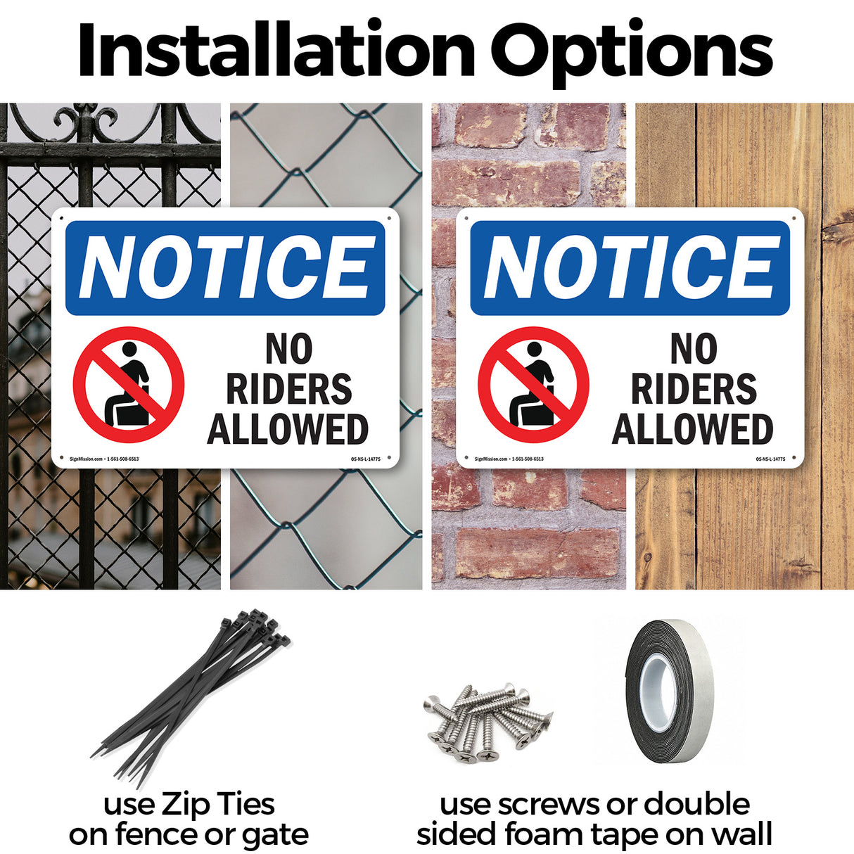 No Riders Allowed