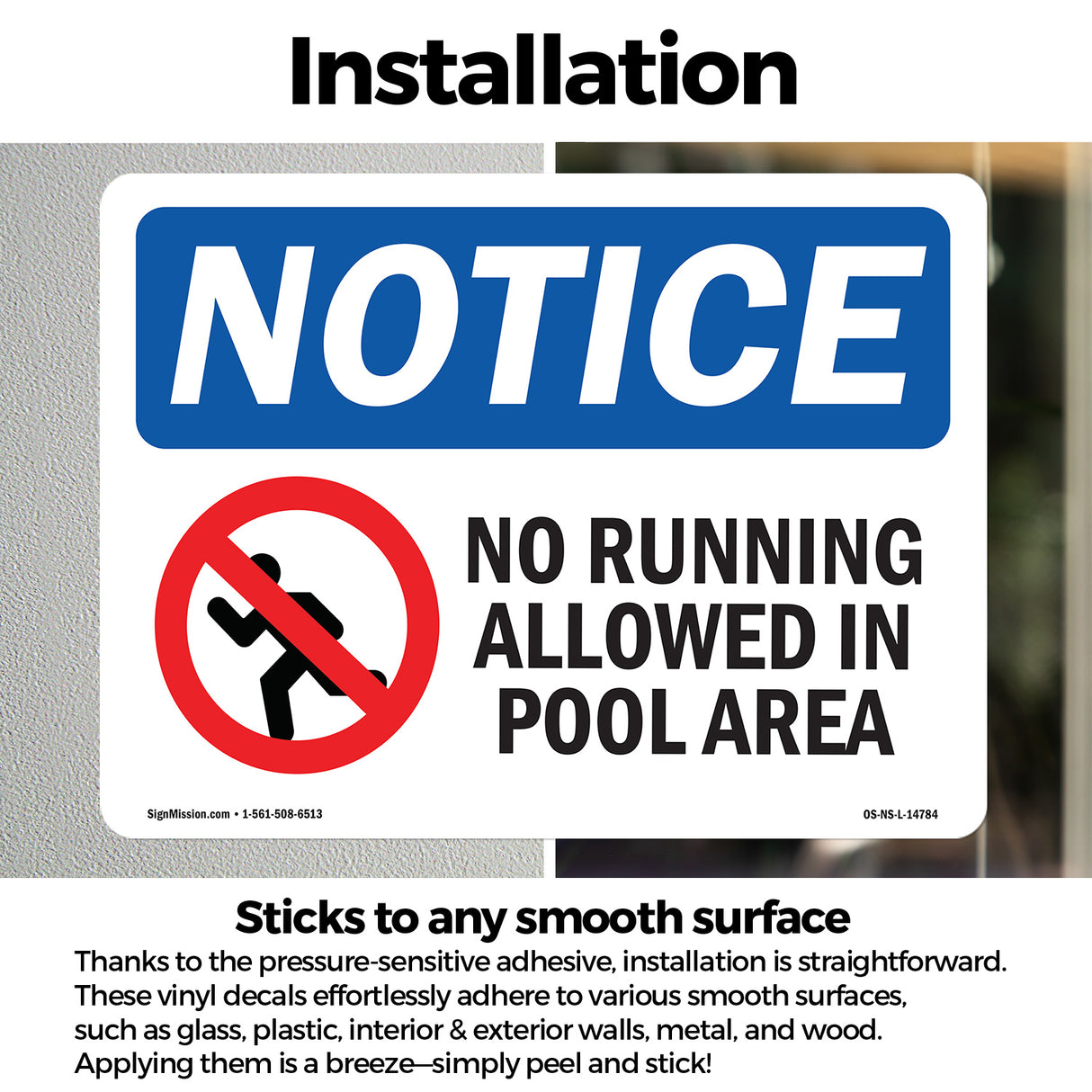 No Running Allowed In Pool Area
