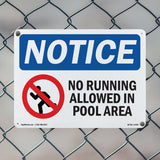 No Running Allowed In Pool Area