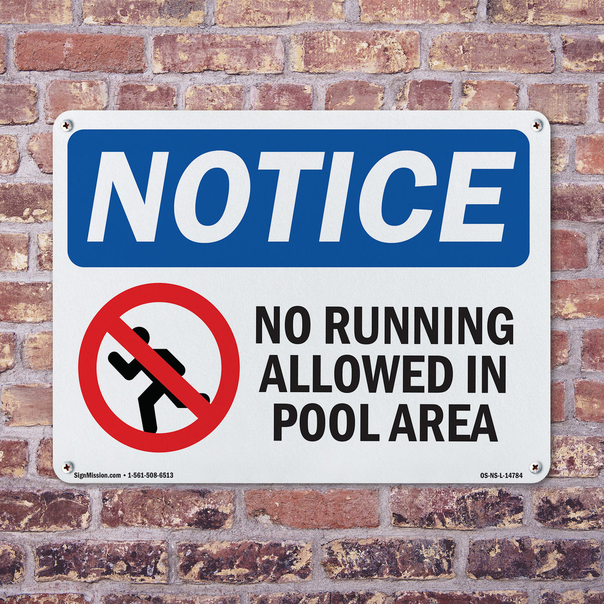 No Running Allowed In Pool Area
