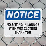 No Sitting In Lounge With Wet Clothes Thank You