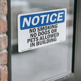 No Smoking No Dogs Or Pets Allowed In Buildings