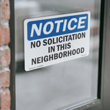 No Solicitation In This Neighborhood