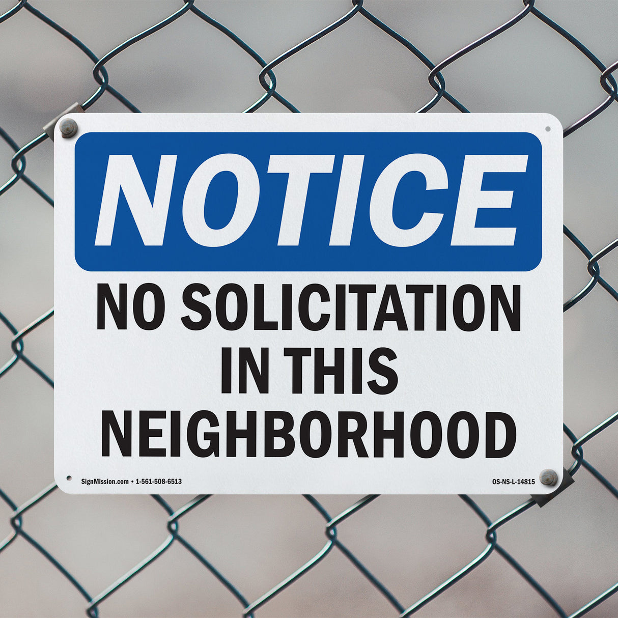 No Solicitation In This Neighborhood