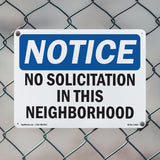 No Solicitation In This Neighborhood