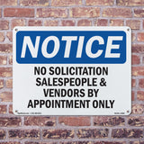 No Solicitation Salespeople And Vendors By