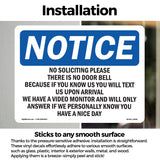 No Soliciting Please There Is No Door Bell