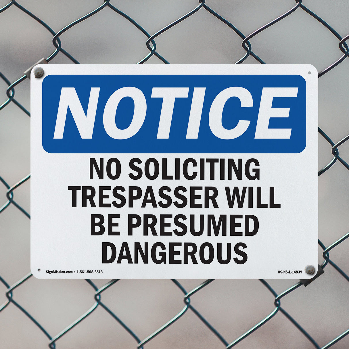 No Soliciting Trespassers Will Be Presumed