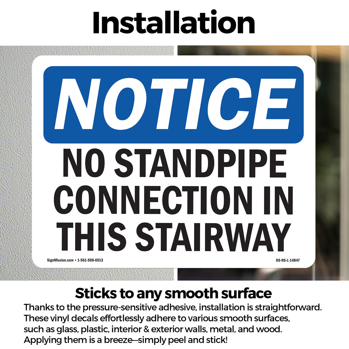 No Standpipe Connection In This Stairway