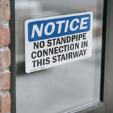 No Standpipe Connection In This Stairway