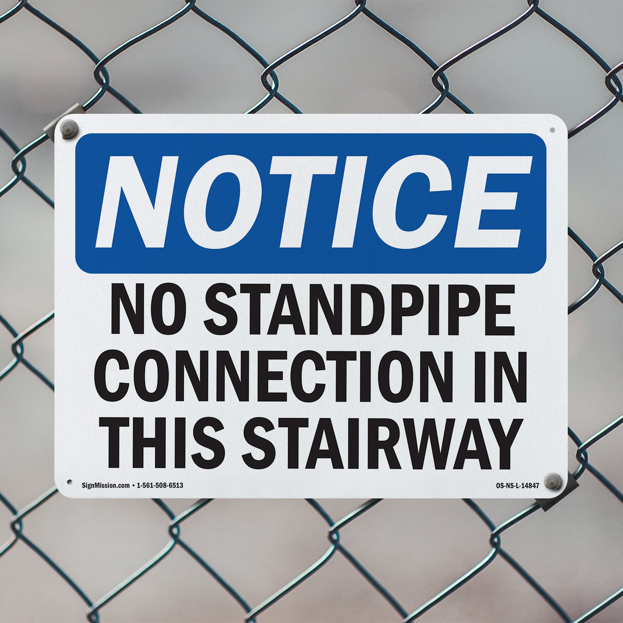 No Standpipe Connection In This Stairway