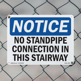 No Standpipe Connection In This Stairway