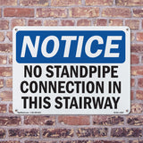 No Standpipe Connection In This Stairway