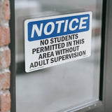 No Students Permitted In This Area Without