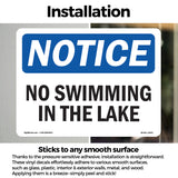 No Swimming In The Lake