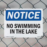 No Swimming In The Lake