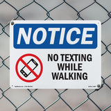 No Texting While Walking