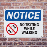 No Texting While Walking