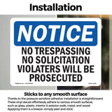 No Trespassing No Solicitation