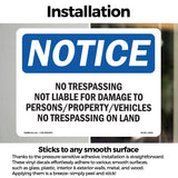 No Trespassing Not Liable For Damage To