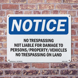 No Trespassing Not Liable For Damage To