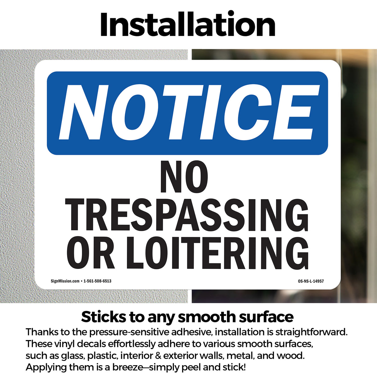 No Trespassing Or Loitering