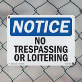 No Trespassing Or Loitering