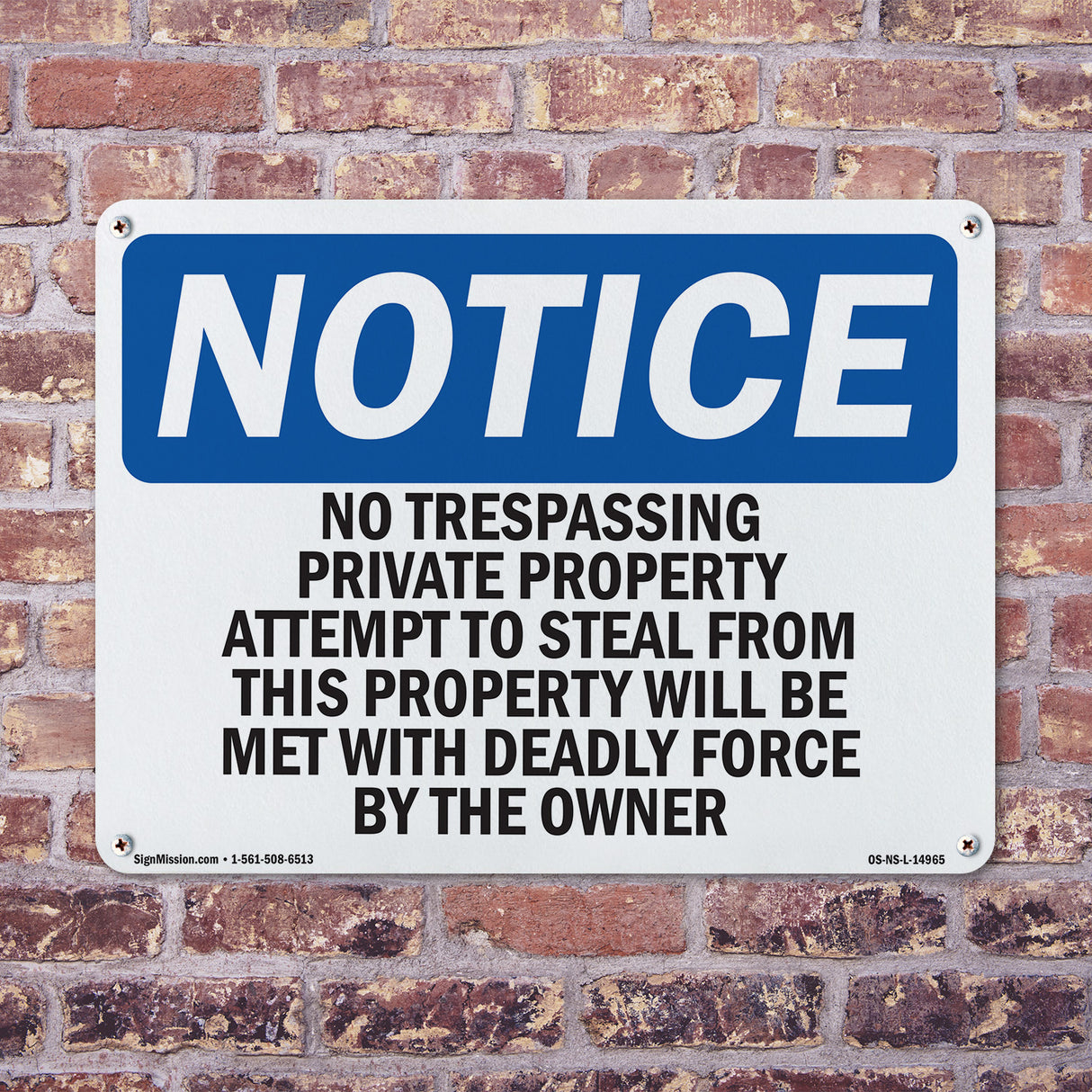 No Trespassing Private Property Attempts